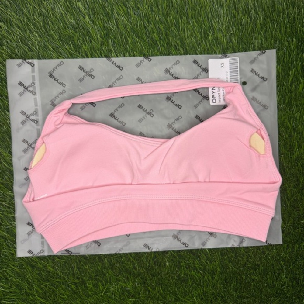 Dfyne impact sports bra light rose pink extra small - Picture 2 of 3